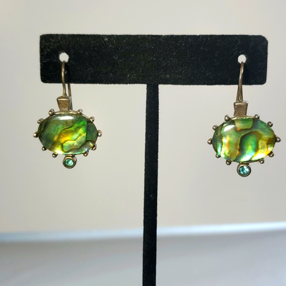CHICOS *925 Abolon shell Earrings